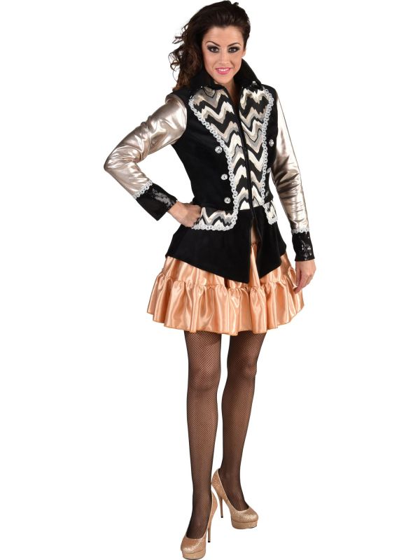 Glimmende jas carnaval vrouw main product photo