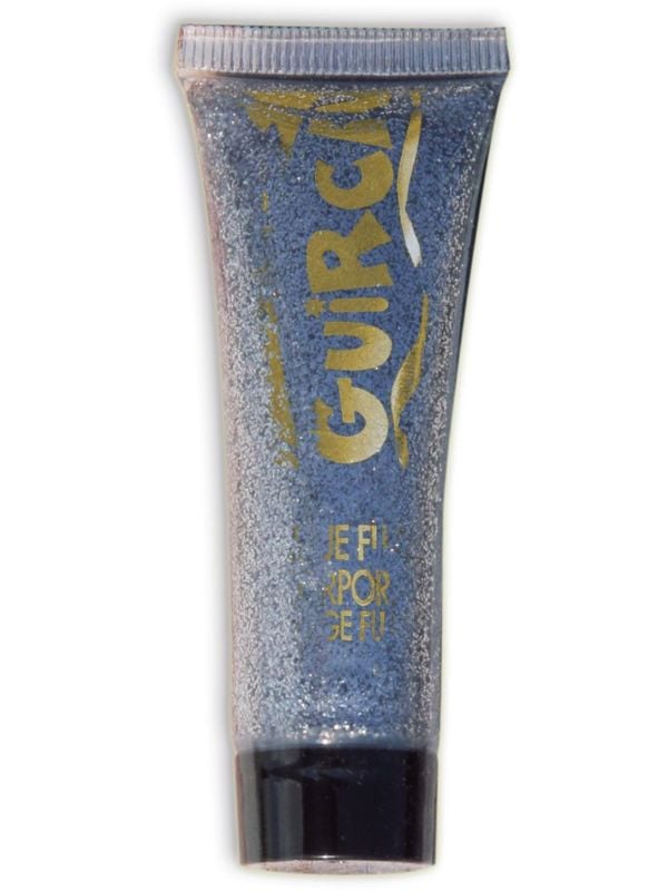 Glitter make-up creme zilver