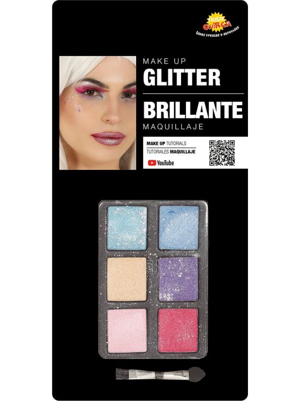 Glitter make-up setje