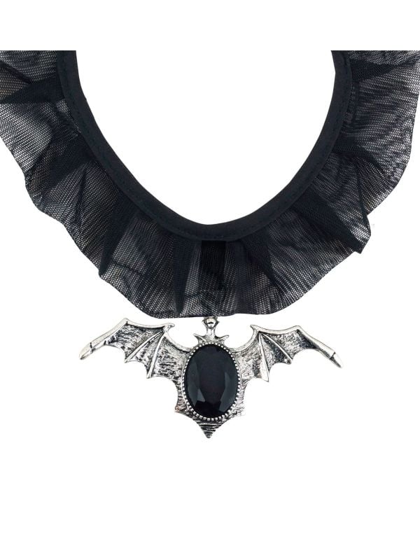 Gothic choker met vleermuis