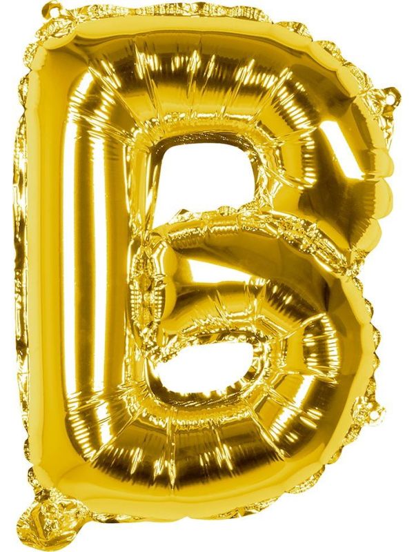 Gouden ballon letter B