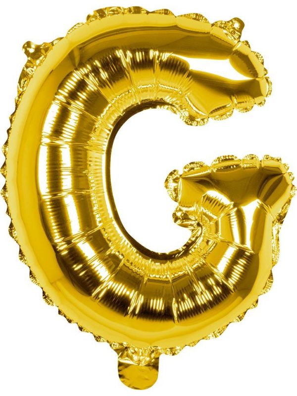 Gouden ballon letter G