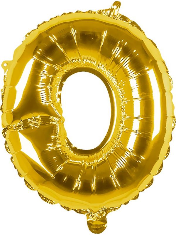 Gouden ballon letter O