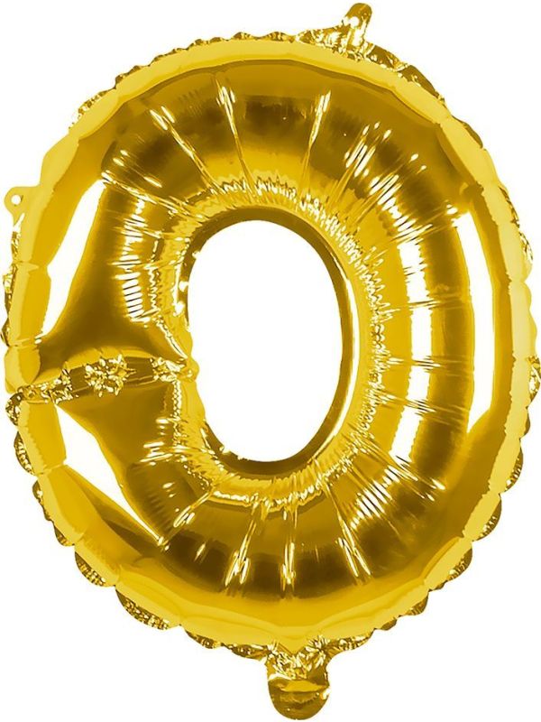 Gouden ballon letter O