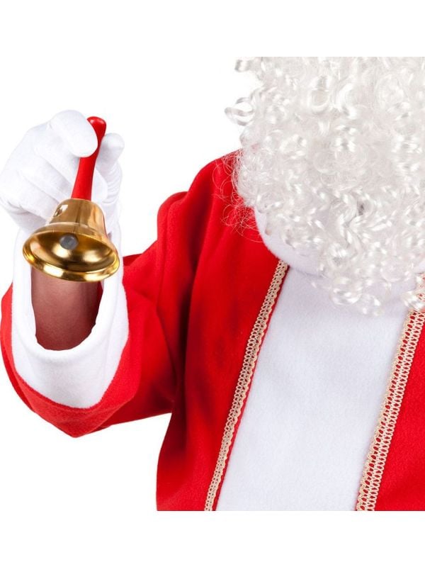 Gouden bel kerstman