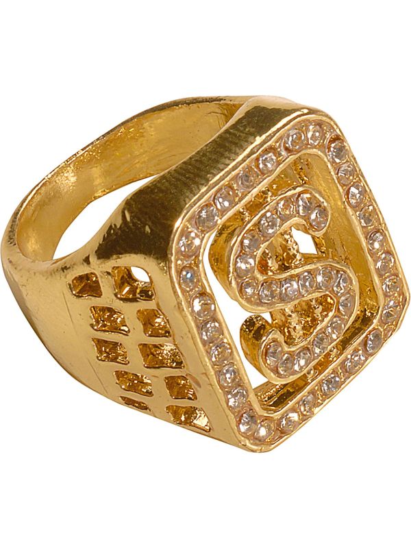 Gouden diamanten ring