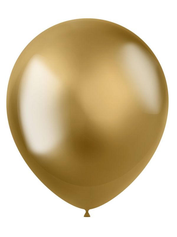 Gouden intense ballonnen 50 stuks
