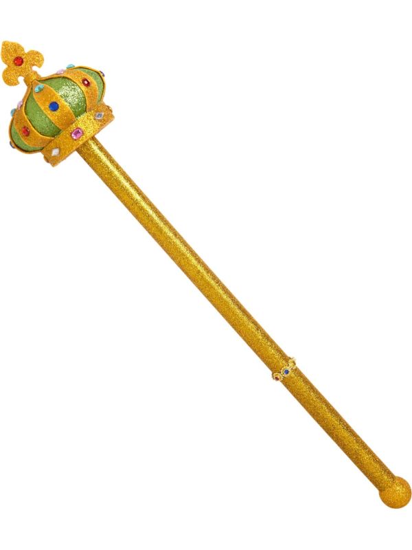 Gouden koninklijke scepter