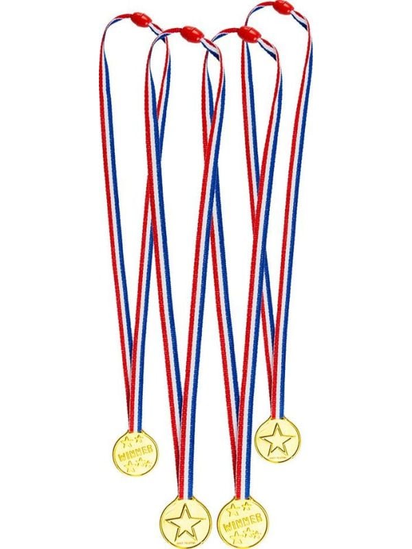 Gouden medaille kind 4x