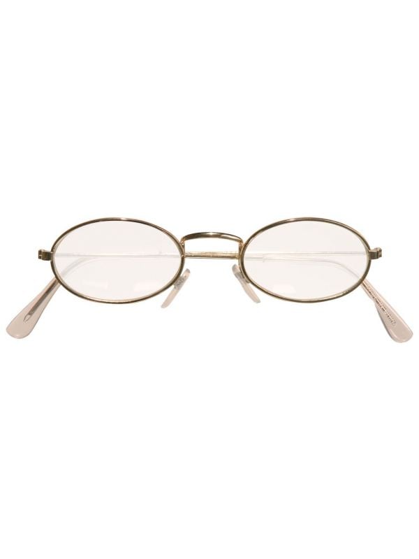 Gouden ovale bril