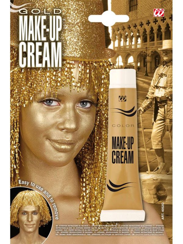 Gouden schmink in tube main product photo