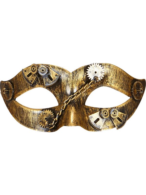 Gouden steampunk oogmasker