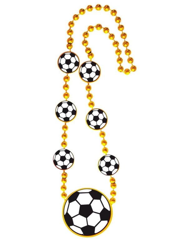 Gouden voetbal ketting main product photo