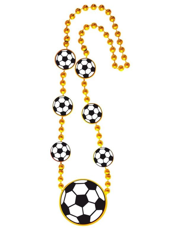 Gouden voetbal ketting