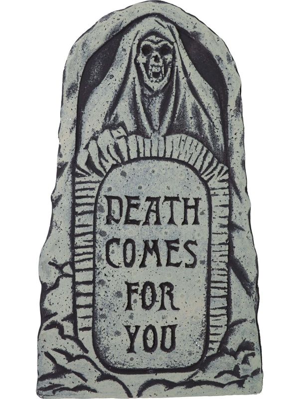 Grafsteen 'Death comes for you' 43 x 22 cm halloween main product photo