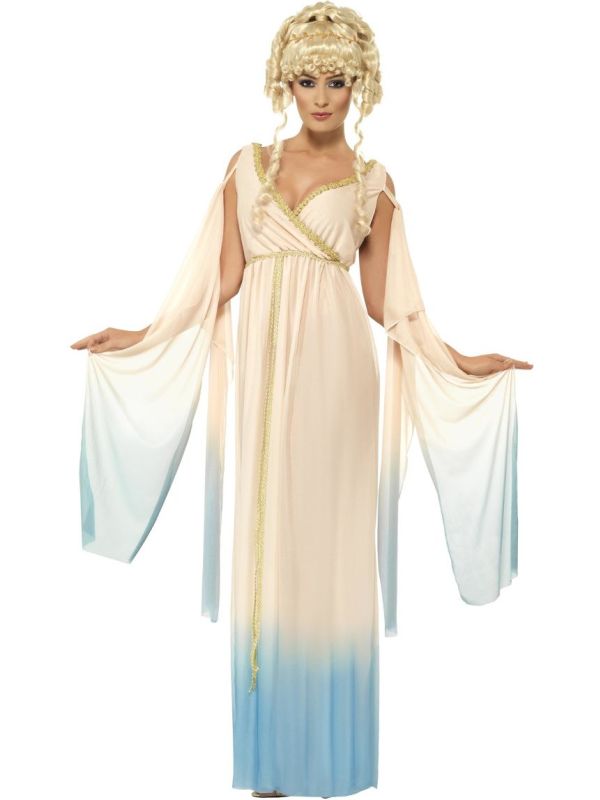 Griekse Prinses Jurk Vrouwen Beige main product photo