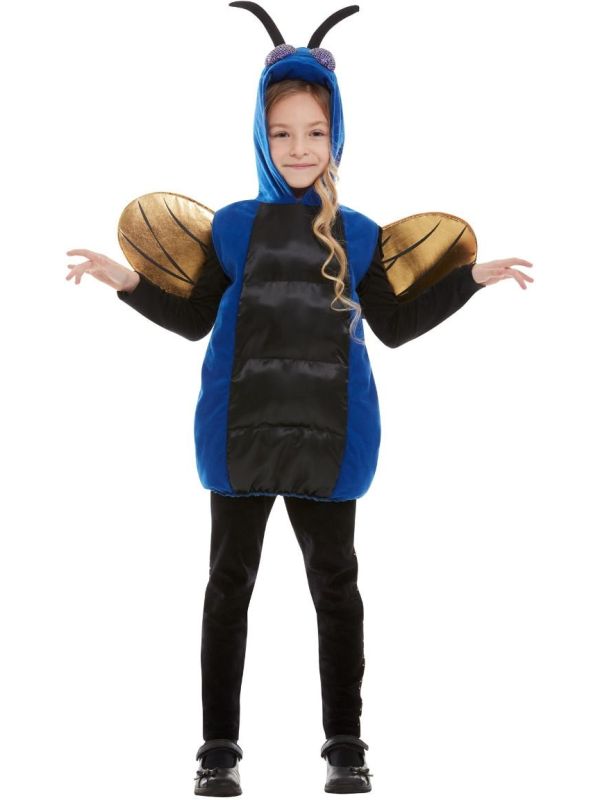 Griezelige insect kostuum blauw main product photo