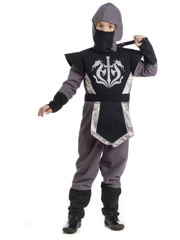 Grijs zwart ninja pak kind main product photo
