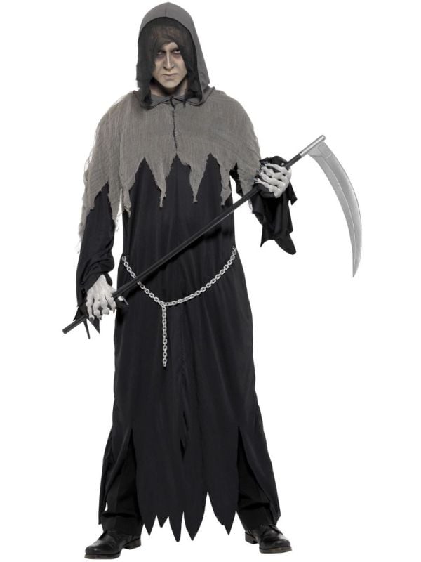 Grim reaper mannen kostuum