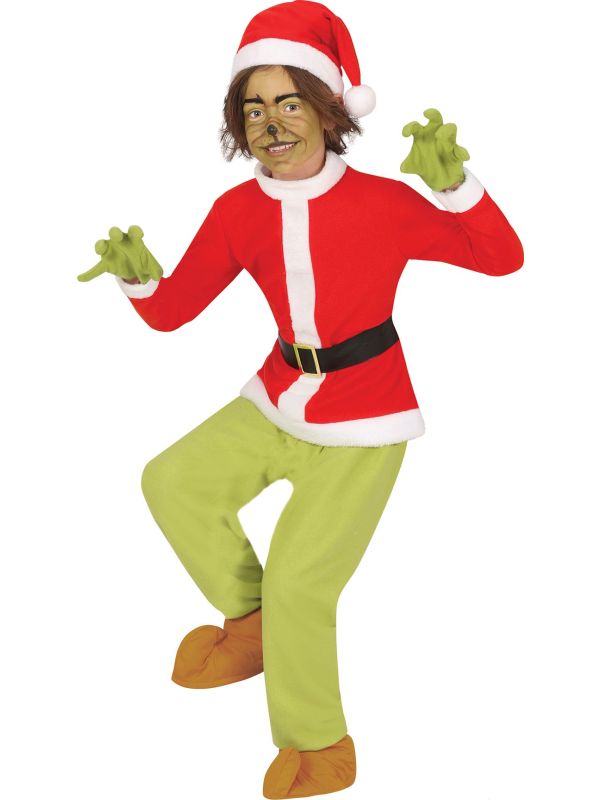 Grinch kerstmis kostuum kinderen main product photo