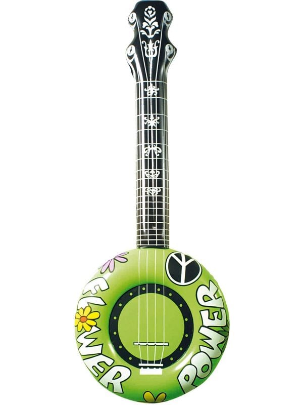 Groene banjo opblaasbaar