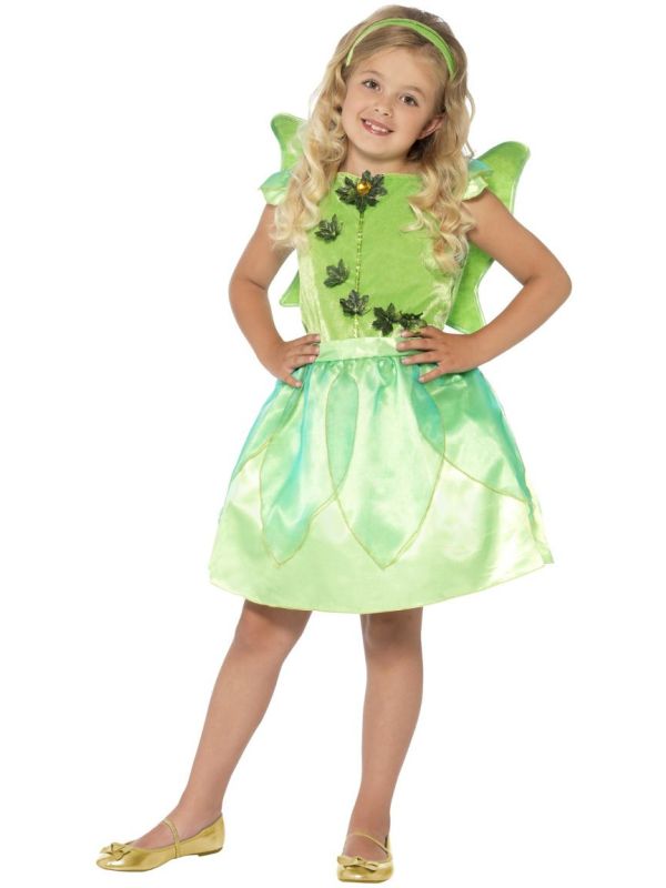 Groene bosfee kostuum meisje main product photo