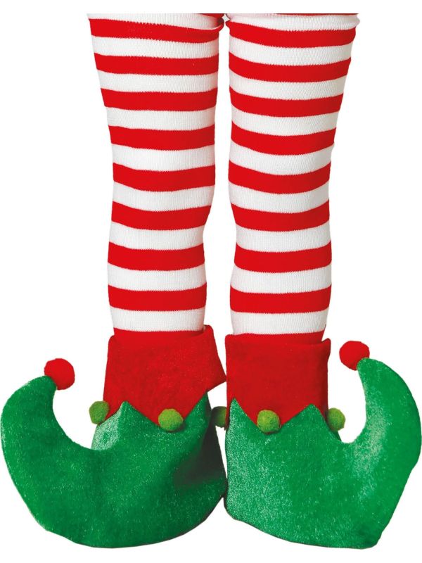 Groene kerst elf overzet schoenen main product photo