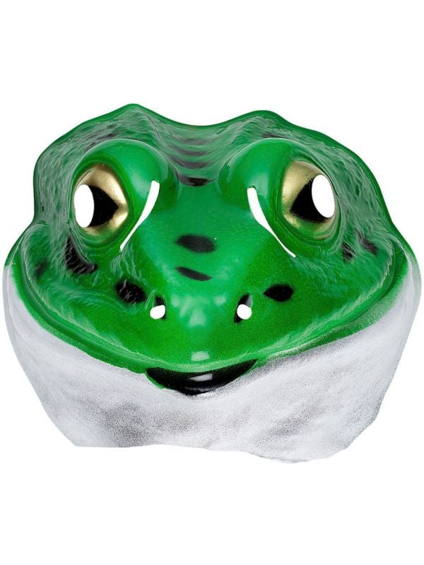 Groene kikker masker