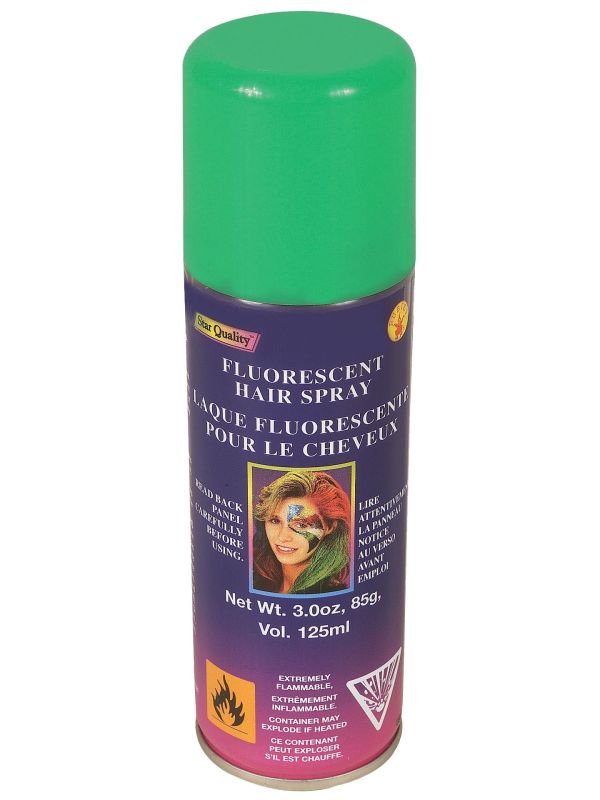 Groene kleur haarspray main product photo