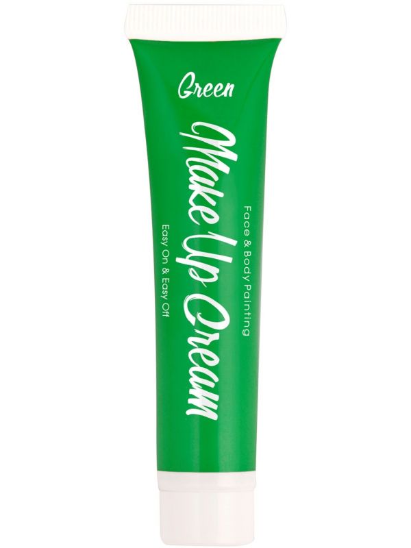 Groene schmink in tube