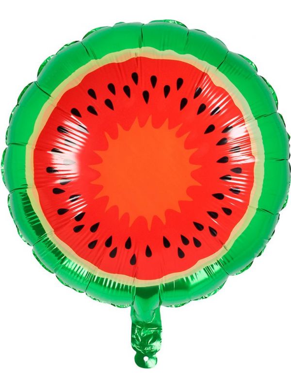 Groene watermeloen folieballon