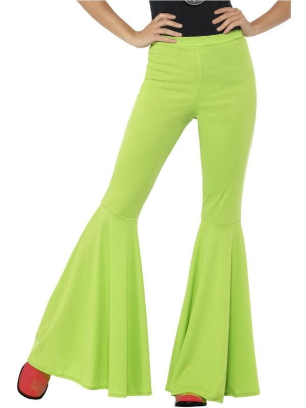 Groene wijde vrouwen broek 60s main product photo