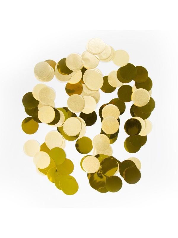 Grote confetti goud 14 gram