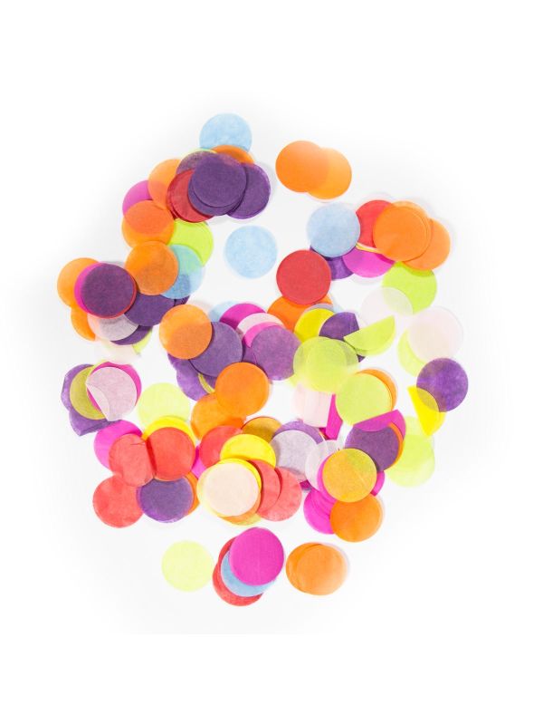 Grote confetti multi kleur 14 gram