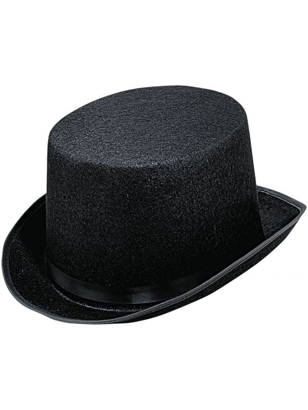 Grote hoge hoed zwart