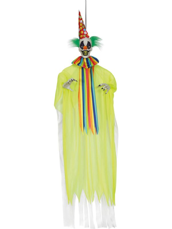 Grote horror clown decoratie 153cm