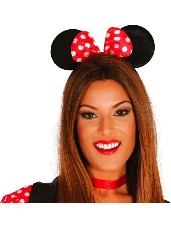 Haarband Minnie Mouse met strik