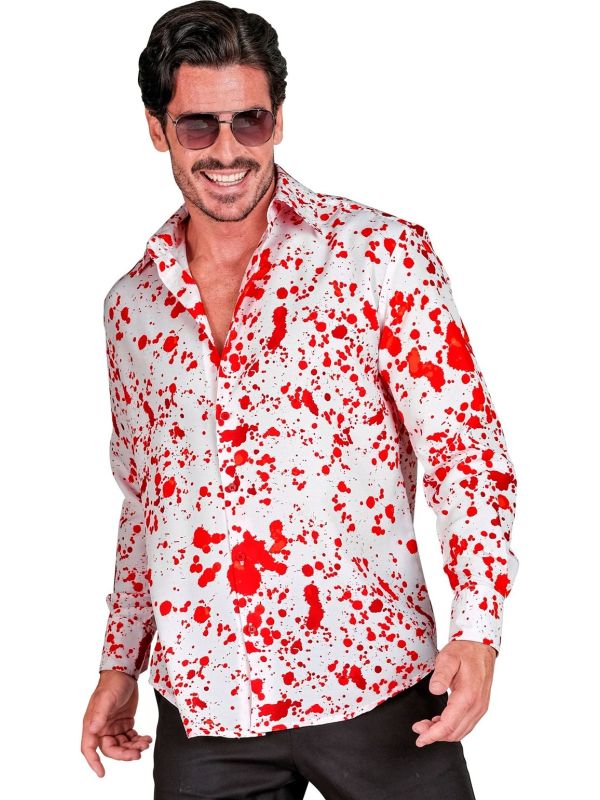 Halloween bebloed shirt mannen