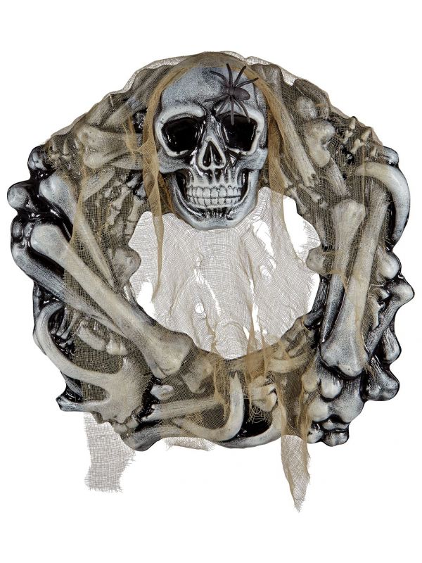 Halloween decoratie botten krans
