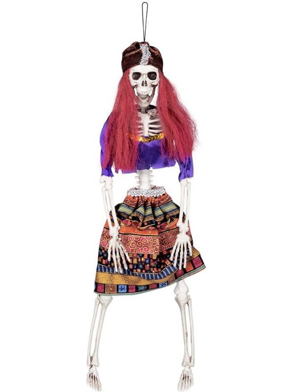Halloween decoratie gypsy skelet