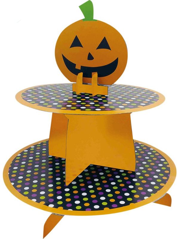 Halloween pompoen etagere