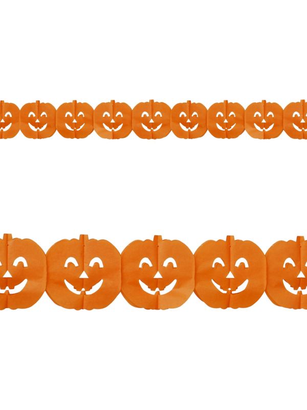 Halloween pompoenen slinger main product photo