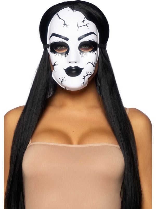 Halloween porseleinen pop masker