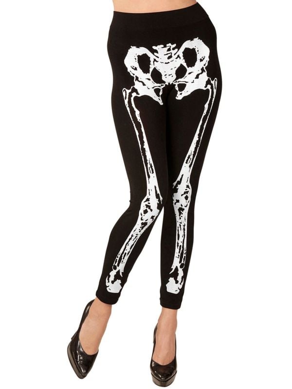 Halloween skelet legging