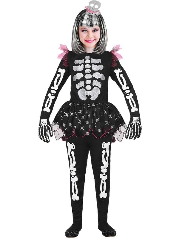 Halloween skelet pak meisjes