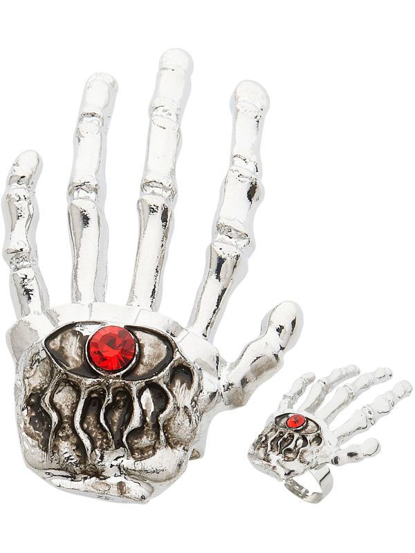 Halloween skelethand ring main product photo