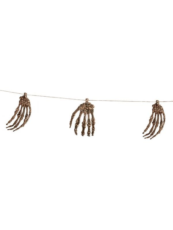 Halloween slinger skelet handen
