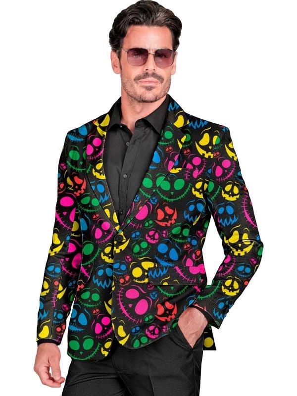 Halloween spoken colbert neon mannen