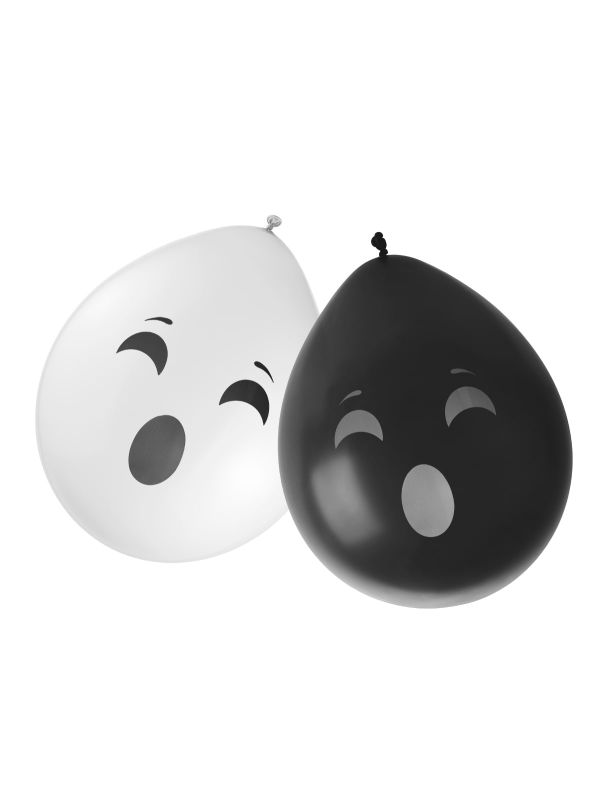 Halloween spook ballonnen 8 stuks