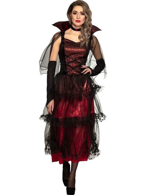 Halloween vampier jurk vrouwen